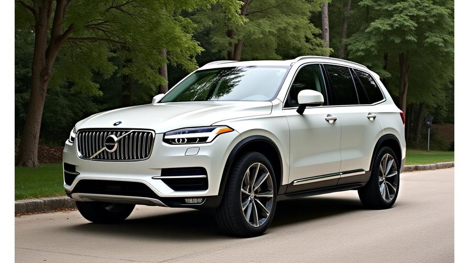Robust luxury SUV in a natural setting