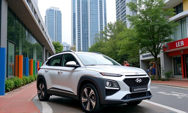 2023 Hyundai IONIQ 5 in a modern city environment