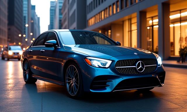 2022 Mercedes-Benz C-Class parked urban street